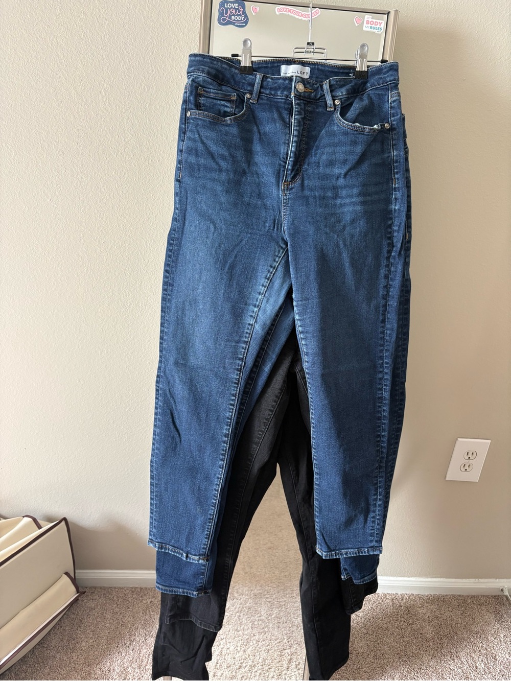 LOFT Women’s High-Rise Blue Denim Jeans, size 29